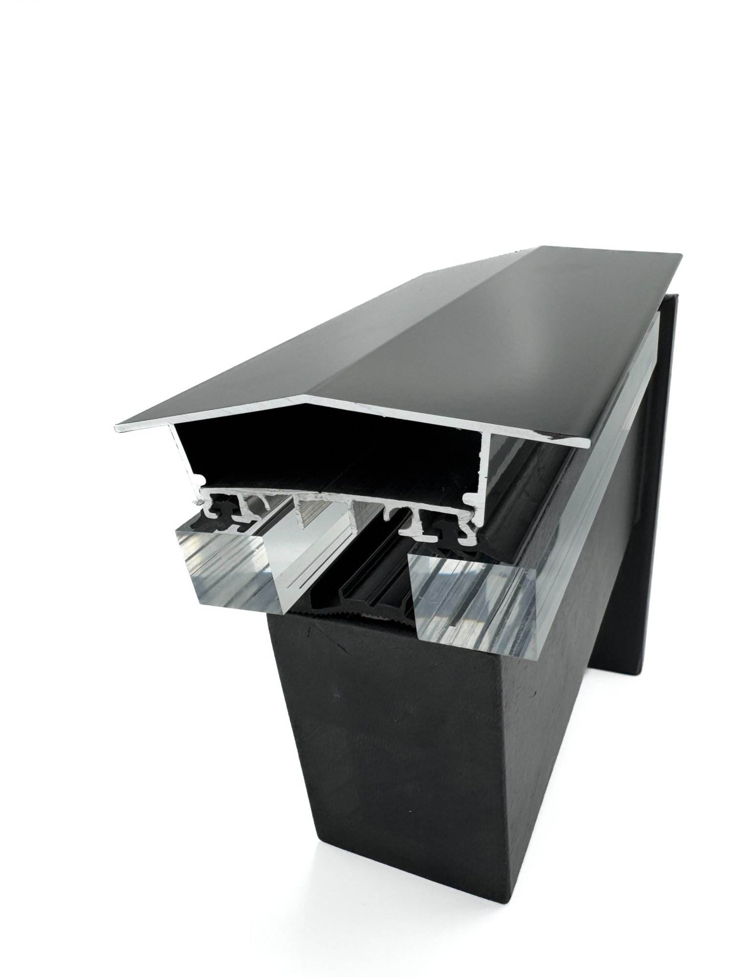 NR06 - Glasprofiel nok zadeldak compleet (100 mm) - Afbeelding 2